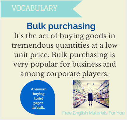 Bulk purchasing” – What does it mean?